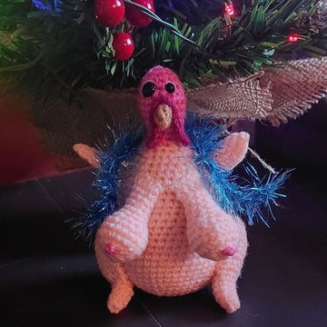 Gloria the Tinsel Titty Turkey