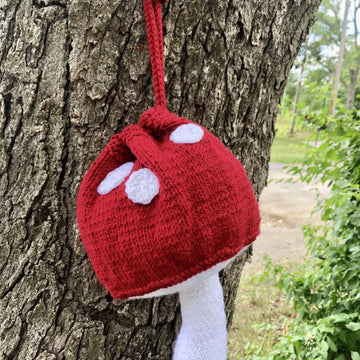 Mushroom Drawstring Purse