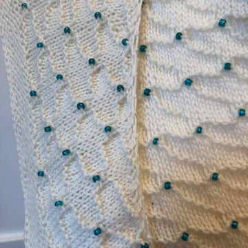 Honeycomb "Bead, Bead" Shawl