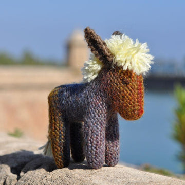 Little gray donkey