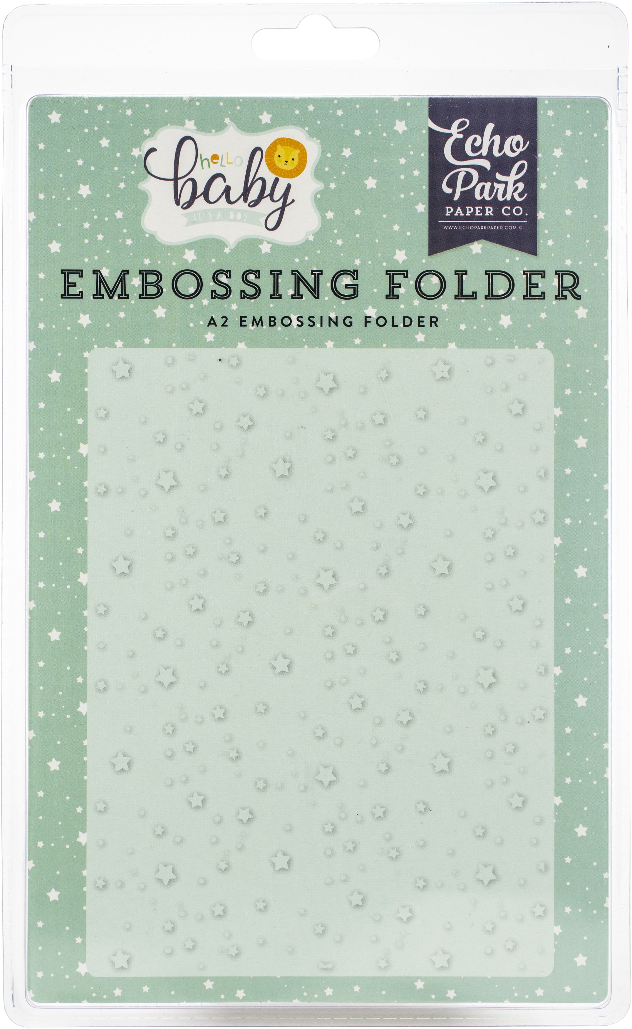 Echo Park Paper Echo Park Embossing Folder A2 - Shining Stars