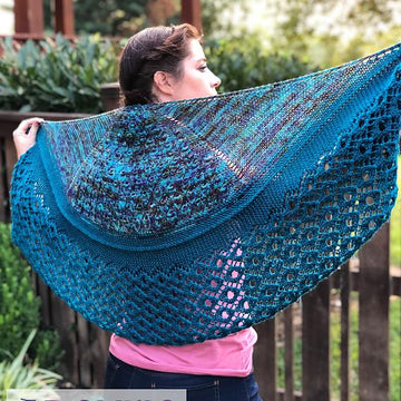 Peacock Feather Shawl
