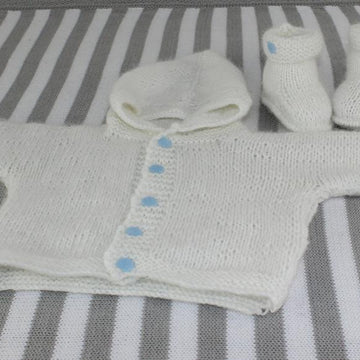 Baby Fluffy Hoodie and Booties