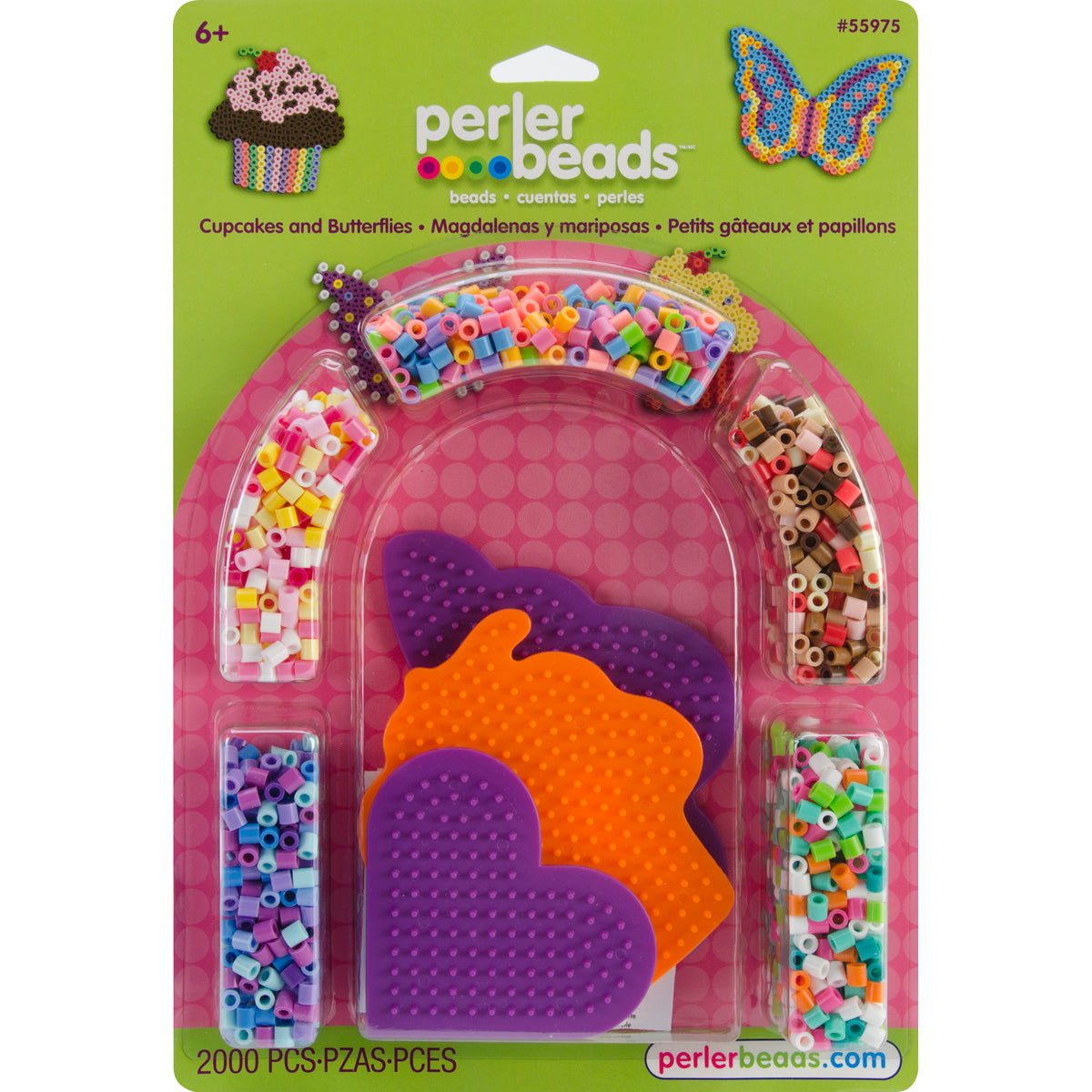 Perler Fused Bead Kit - Cupcakes & Butterflies