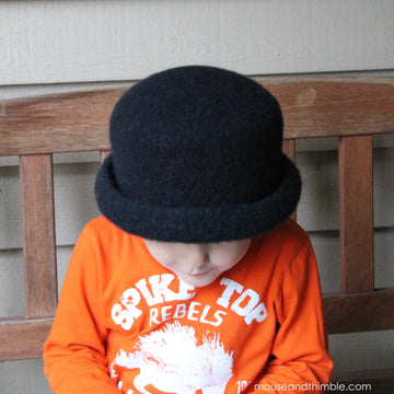 Felted Bowler Style Hat US TERMS 1723