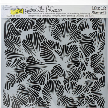 The Crafter's Workshop Crafter's Workshop Template 12"X12" - Lush Petals