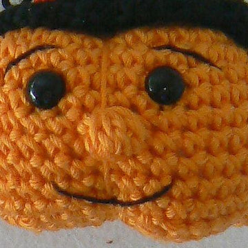 Halloween pumpkin key chain pattern