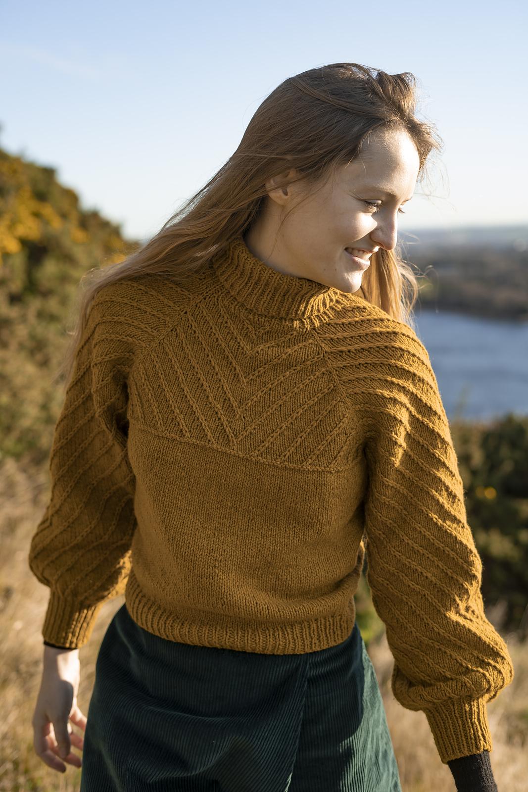 Dryad Sweater Top down