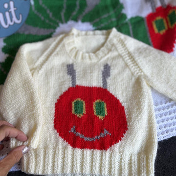 Caterpillar toddler sweater
