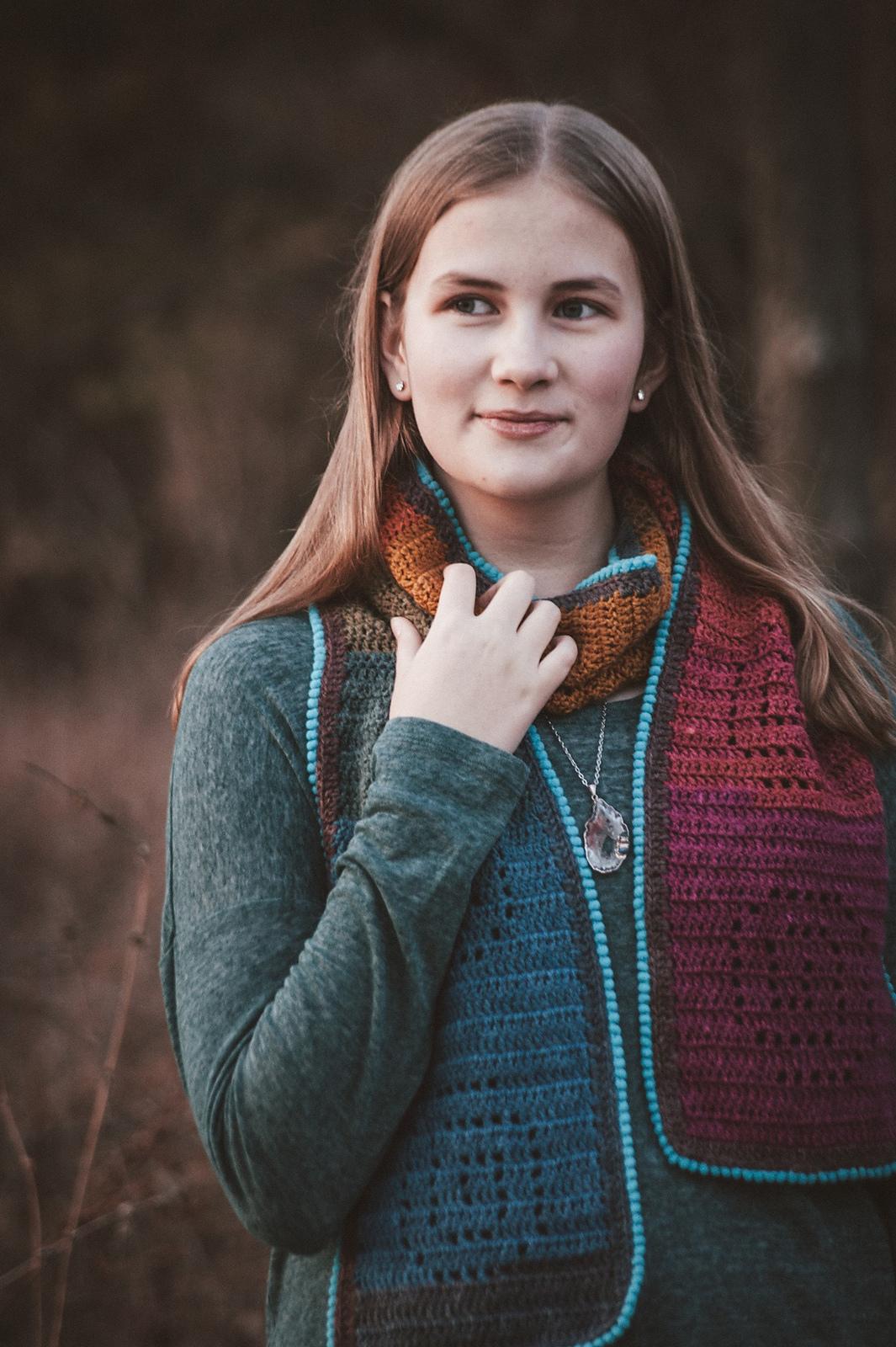 Sweeping Swirls Scarf