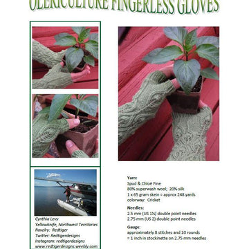 Olericulture Fingerless Gloves