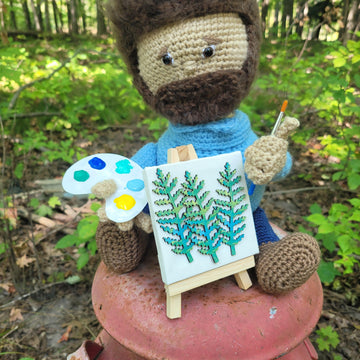 Bob Ross Stash Jar