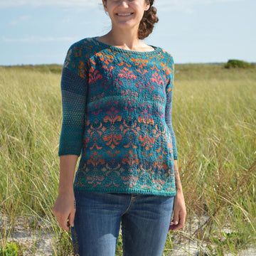 Vintage Damask Pullover