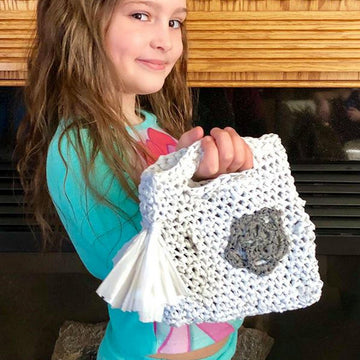 Trash Bag Handbag Crochet Pattern