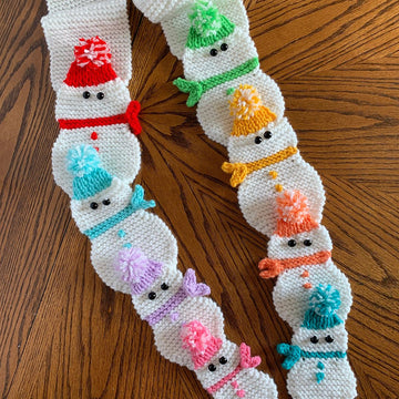 Snow Many Friends Scarf