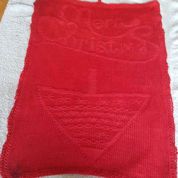 Nr. 371 16. Cornet Merry Christmas guest towel