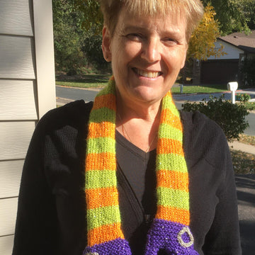 Witch's Feet Silly Scarf