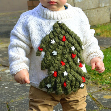 Baby Sweater - Bobble Tree