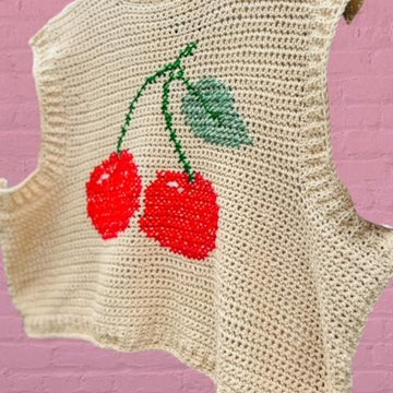 Cherry Crochet Tank Top Pattern