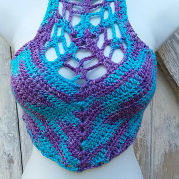 Indra's Web Crop Top Halter
