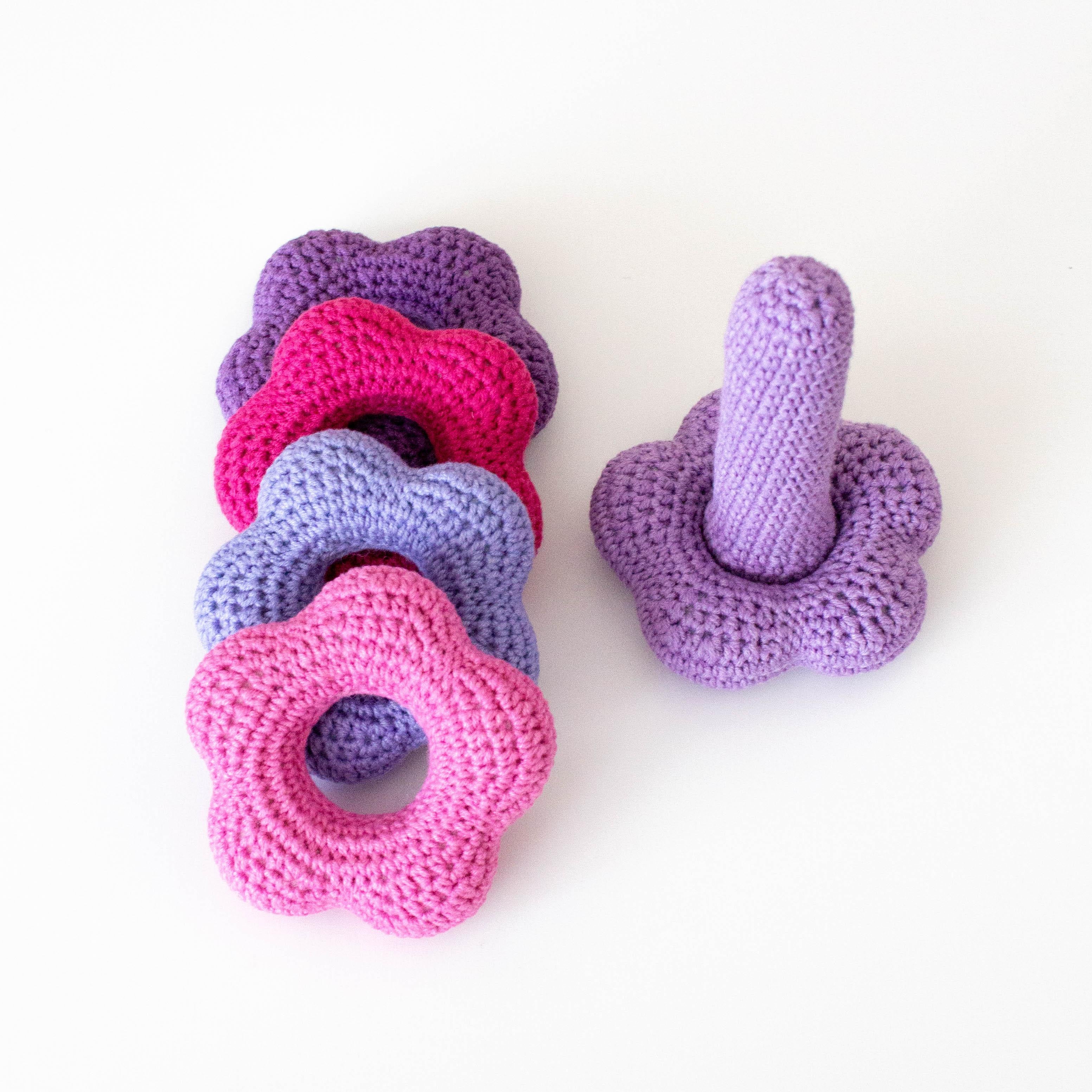 Flower Stacking Toy Crochet Pattern