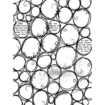 49 And Market Clear Stamps 3"X4" - Going In Circles