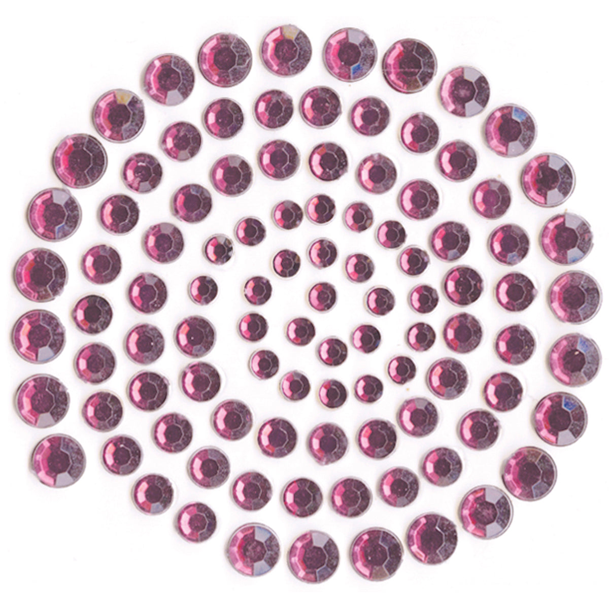 Kaisercraft Adhesive Rhinestones 100/Pkg - Wine