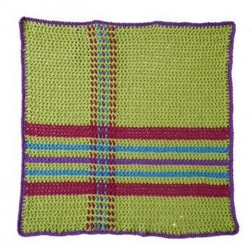 Tad O'Plaid Throw in Bernat Blanket - Downloadable PDF