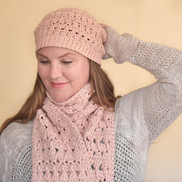 Winter Blush Beanie & Scarf