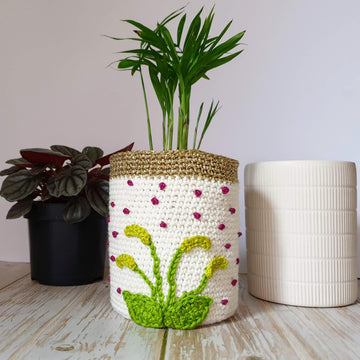 Foxtail Pot Plant Cosy