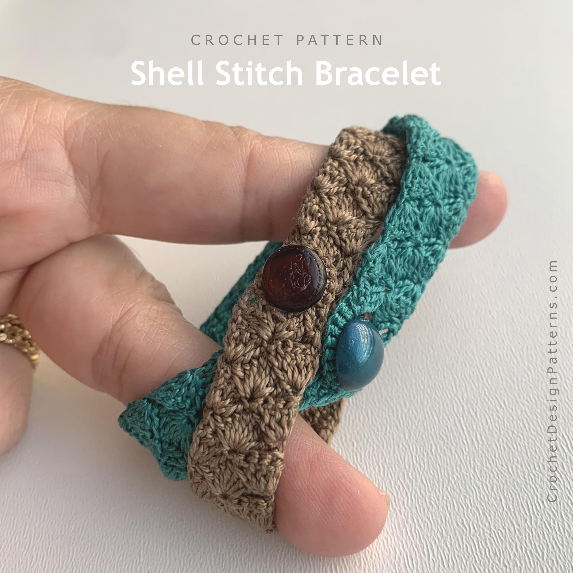 Shell Stitch Bracelet | Crochet Pattern