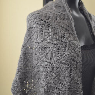 #267 Fleur Crescent Shawl