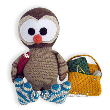 Samuel Owl the Ami - Amigurumi Crochet Pattern