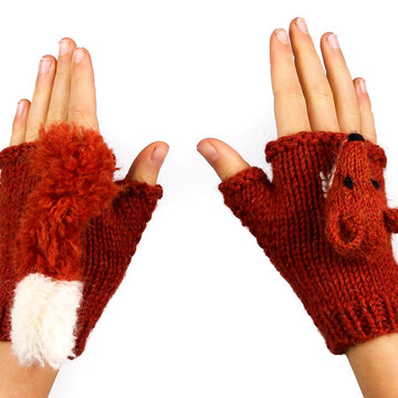Freddie Fox Mittens / Fingerless Gloves