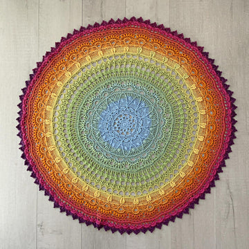 Marigold Magic Mandala Blanket