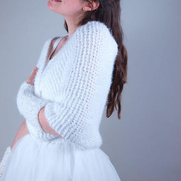 Loop in garter stitch SNOW