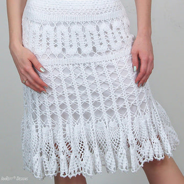 Bruges Waves Pineapple Lace Skirt