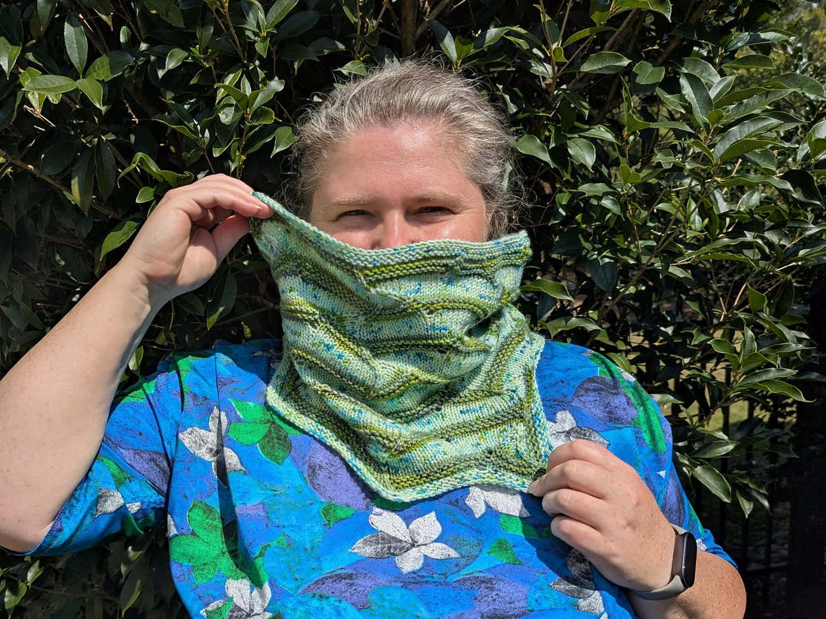 Dancing Stripes Cowl