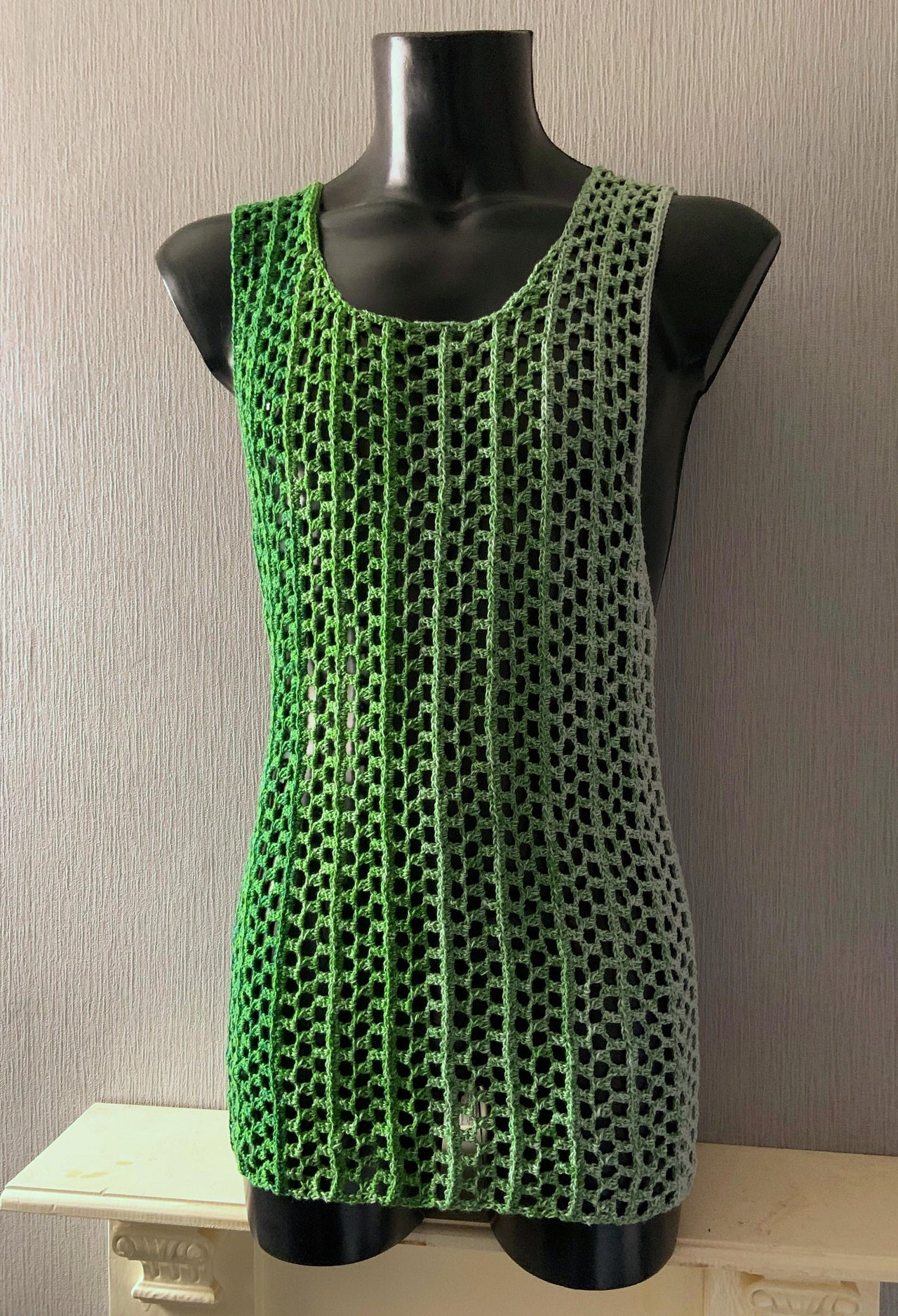 Pinstripe and Bricks Tank Top