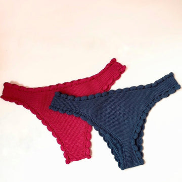 Crochet bikini brazilian panties "Sharon"