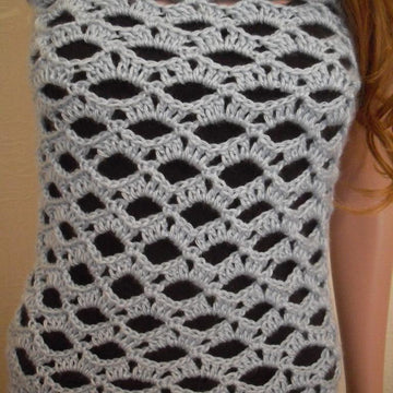 Wobbly Waves Tunic Crochet Pattern