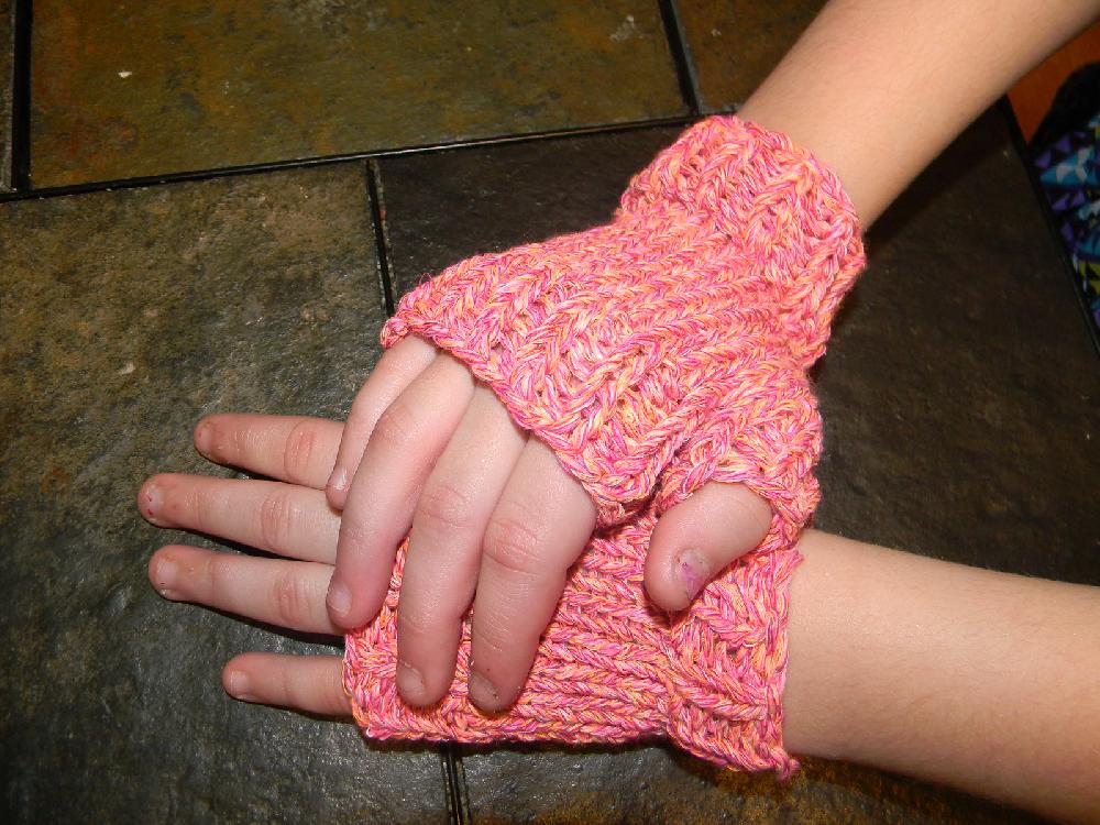 Children's Fingerless Mitts