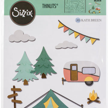 Sizzix Thinlits Dies By Kath Breen 17/Pkg - Great Outdoors