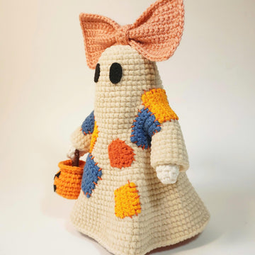 Pattern PDF Cute Ghost  for spooky Halloween decor