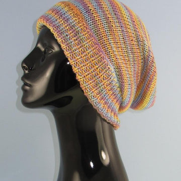 Self Striping Super Slouch Hat