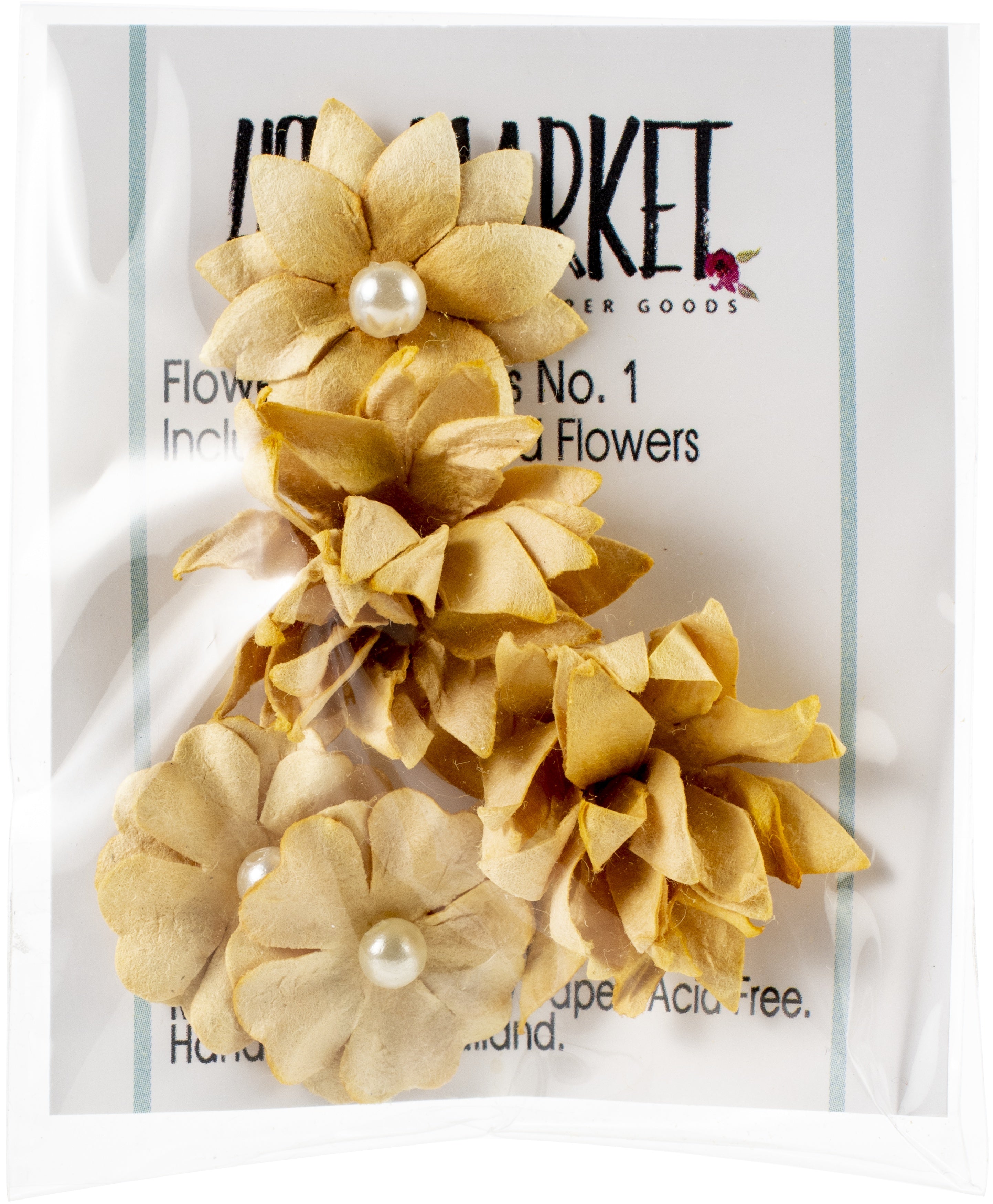 49 And Market Flower Mini Series 01 5/Pkg - Ginger