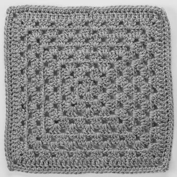 Granny Square for Checkerboard Textures Throw in Red Heart Soft Heathers - LW4132-11