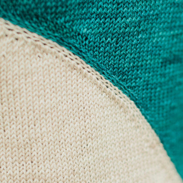 Flexion Two-Colour Intarsia Pullover in SweetGeorgia Superwash DK - Downloadable PDF