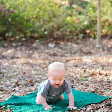 Toasty Waffle Blankie & Burpcloth