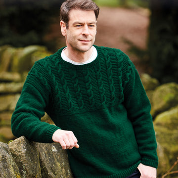 Jumper in Hayfield Bonus Aran 100g - 10077 - Leaflet